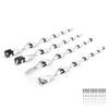 Reflective Bird Repellent Rod Hanging Rotating Bird Repeller for Garden Yard OrchardSilver 12 Pcs