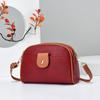 PU Leather Niche Shoulder Bag Solid Color Simple Square Bag Ins Small Crossbody Bag  Outdoor