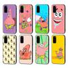 PB5 Patrick Star Black Sofe Case for iPhone 16 15 Plus 14 13 Pro 8 SE XR XS Max P30 Nova 5T Y5P Y6 Y7 Y8P Y9 Realme C30 C33 C31 VIVO Y36 V27