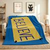 Believe Yourself Flannel Blanket Throw Blanket Soft Warm Sofa Bed Camping home Decor Unique Christmas Gift C926434