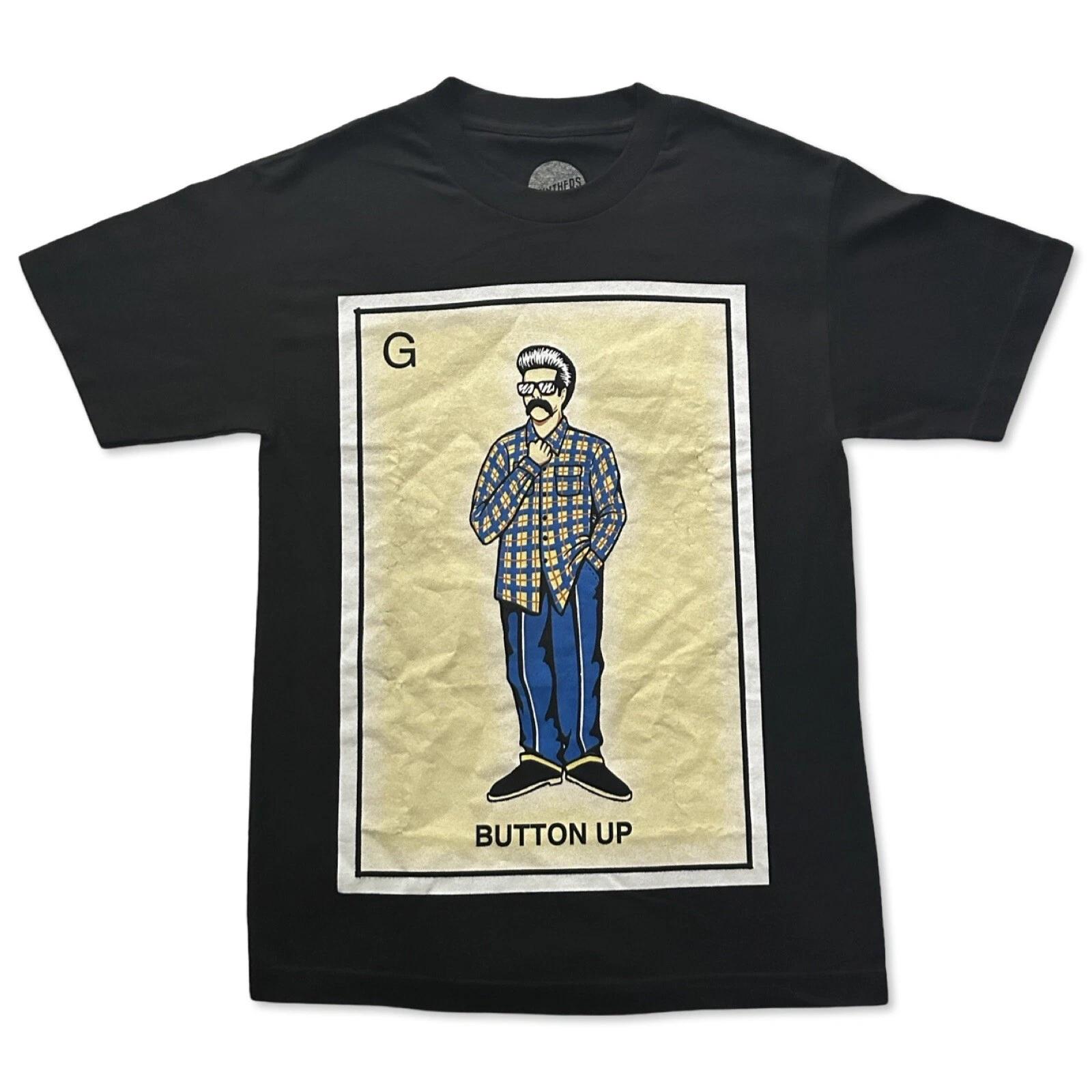 

Button Up Chicano Cholo Urban Streetwear Mens Size S S