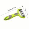 3 In 1 Rotary Peeler 360 Degree with Protective Cover Julienne Slicer Non-Slip Stainless Steel Grater