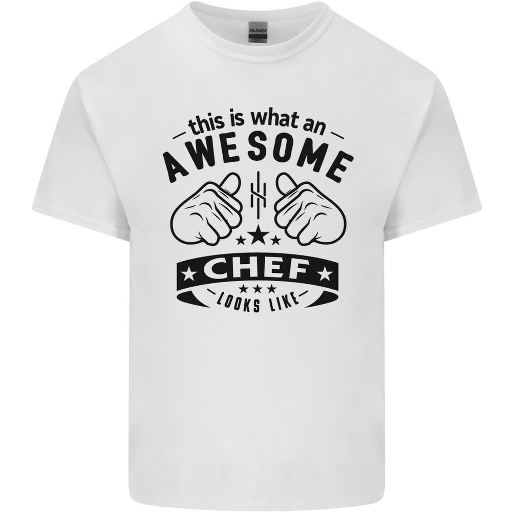 Awesome Chef Looks Like Funny Cooking Mens Light Cotton T-Shirt