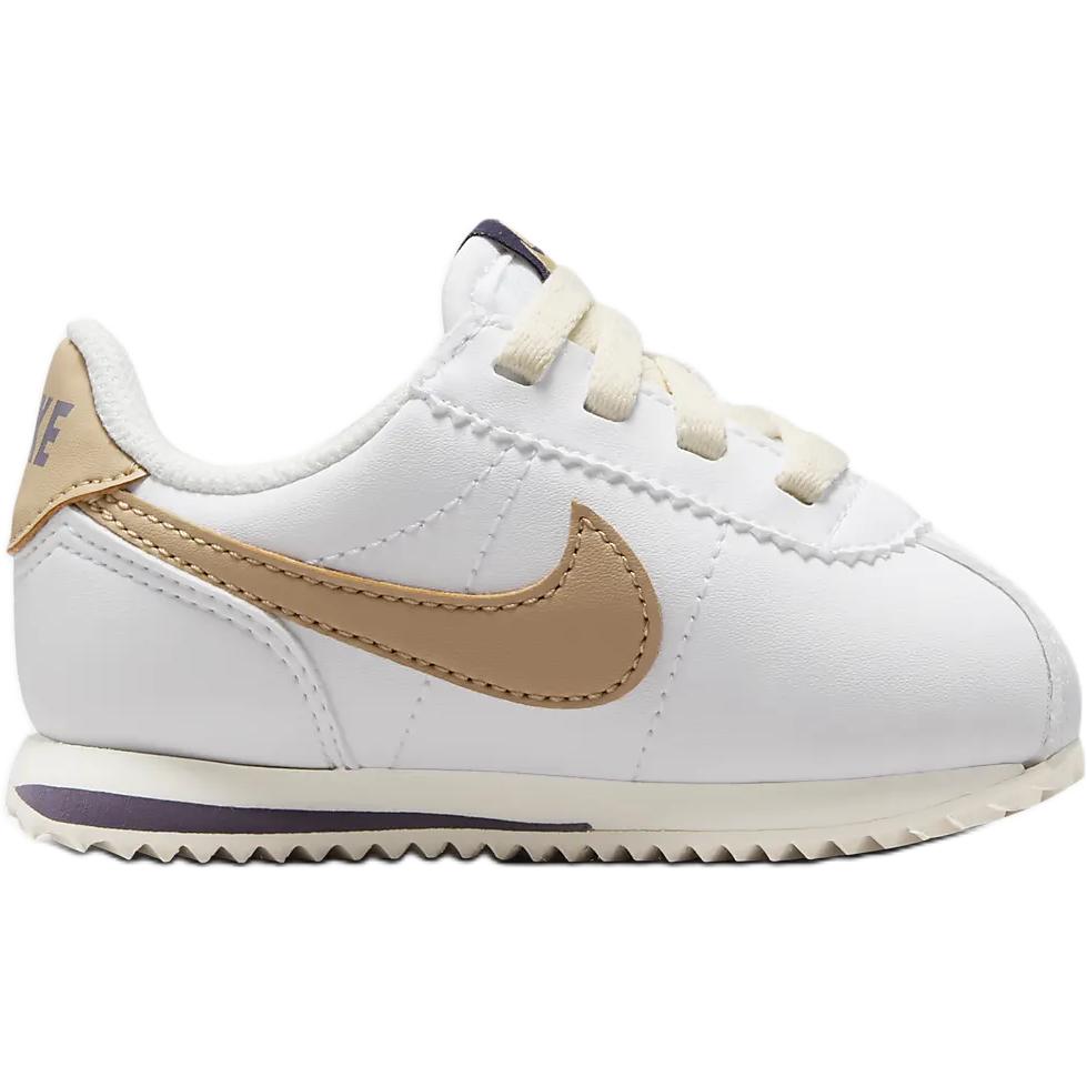 Nike Cortez Easy-On Comfortable Soft Non-Slip Durable Low-Top Walking Shoes Baby Shoes White Platinum DM0952-109