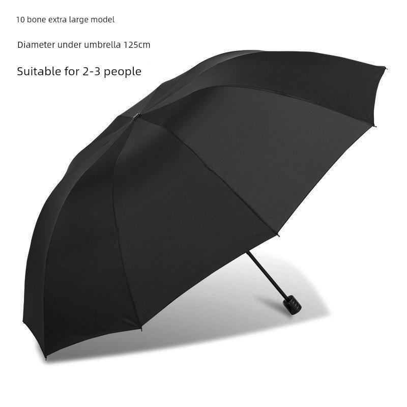 Umbrella Large Reinforced Thickened Strong Storm-Resistant Umbrella Female Dual-Use Sun Umbrella Sun Protection UV Protection