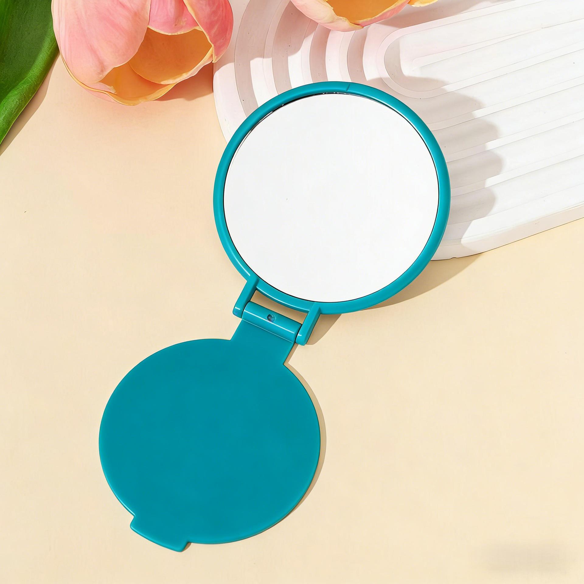 Portable Single-Sided Round Makeup Mirror - Ideal Gift