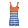 Fashion Style Summer New Arrival Fashion Trendy Women's Clothing Stripes Knitting Mini Dress 6771073 330