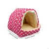 Guinea Pig Bed House Hideout Winter Warm Hamster Cave for Chinchilla