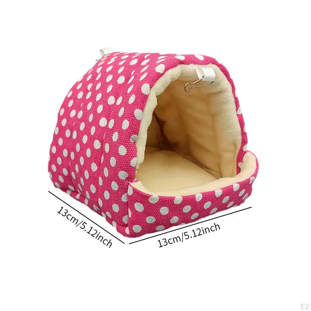 Guinea Pig Bed House Hideout Winter Warm Hamster Cave for Chinchilla