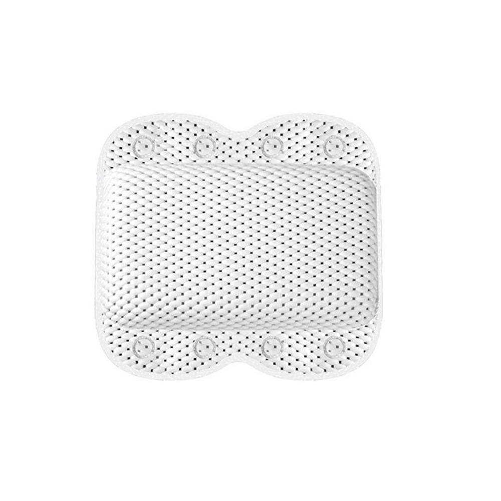 

8 присосок Подушка из ПВХ-пены Устойчивая к давлению Подушка для ванны Губка Подушка для ванны Ванная комната белый