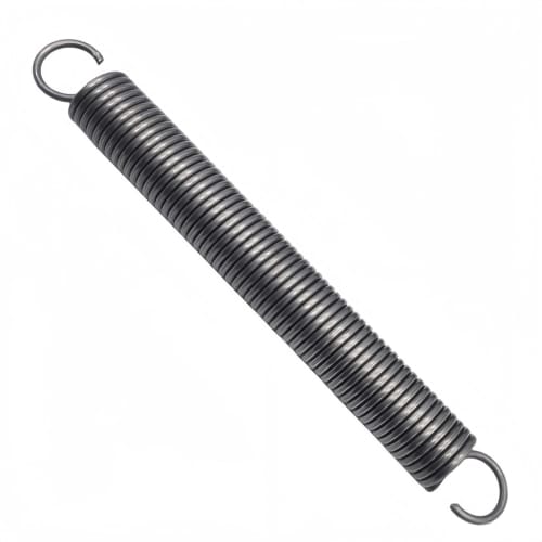 

Heavy-Duty Extension Spring, Dual Hook Crescent Spring, Wire Diameter 2.5-3.5mm, Outer Diameter 14-30mm, Length 60-330mm, Pack of 2, Spring Steel Tens