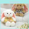 Cute Rabbit Plush Toy Stuffed Bunny Doll Gift For Girlfriend Birthday 35cm Brown
