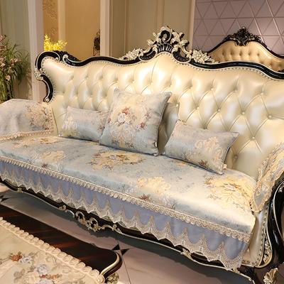 Copridivano in Tessuto Ciniglia Lusso Europeo Jacquard Cuscino per Divano Copridivano Antiscivolo per Tutte le Stagioni per Soggiorno Decorazione Casa