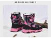 2024 Waterproof Winter Snow Boots for Kids: Boys' & Girls' Cotton Lined Footwear