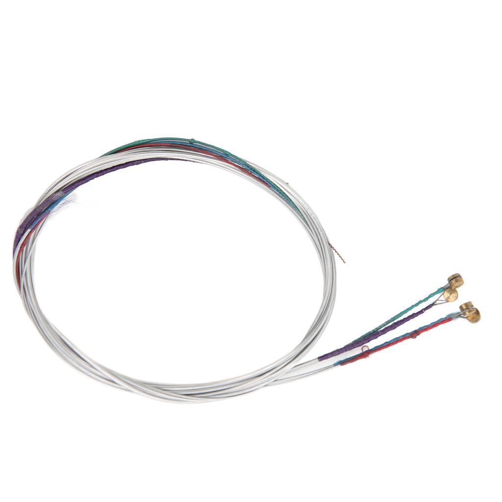 4 Stück Cello Saiten Kupfer Nickel Zinklegierung Zubehör für Größe 4 4 Musikinstrumente