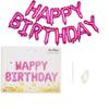 Balloons Letters Balloon Decoration Self Inflating Happy Birthday Banner Bunting