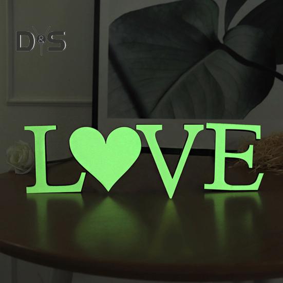Letters Wall Sticker Home Decoration Luminous Letter Sticker Peel And Stick Wall Art Alphabet Sticker for Living Room Bedroom