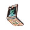 Boho Hippie Pilz Sonnenaufgang Handyhülle Für Samsung Z Flip 7 6 5G Galaxy Z Flip4 Z Flip5 Z Flip3 Hülle Schwarze Harte PC Schale Schutz