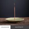 Ceramic Japanese Incense Holder & Ash Catcher for Agarwood Sticks - Indoor Home Decoration Burner Tray