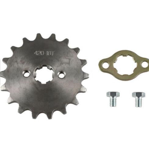 420 18T Front Engine Sprocket 17Mm Id For 50Cc-125Cc 140 150Cc Pit Dirt Bike