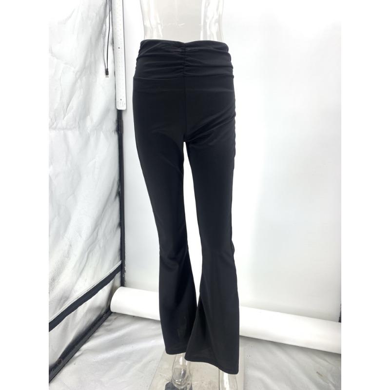 Damen Neue Hüftlift-Bauch-dünne hoch taillierte Schlaghose Hose