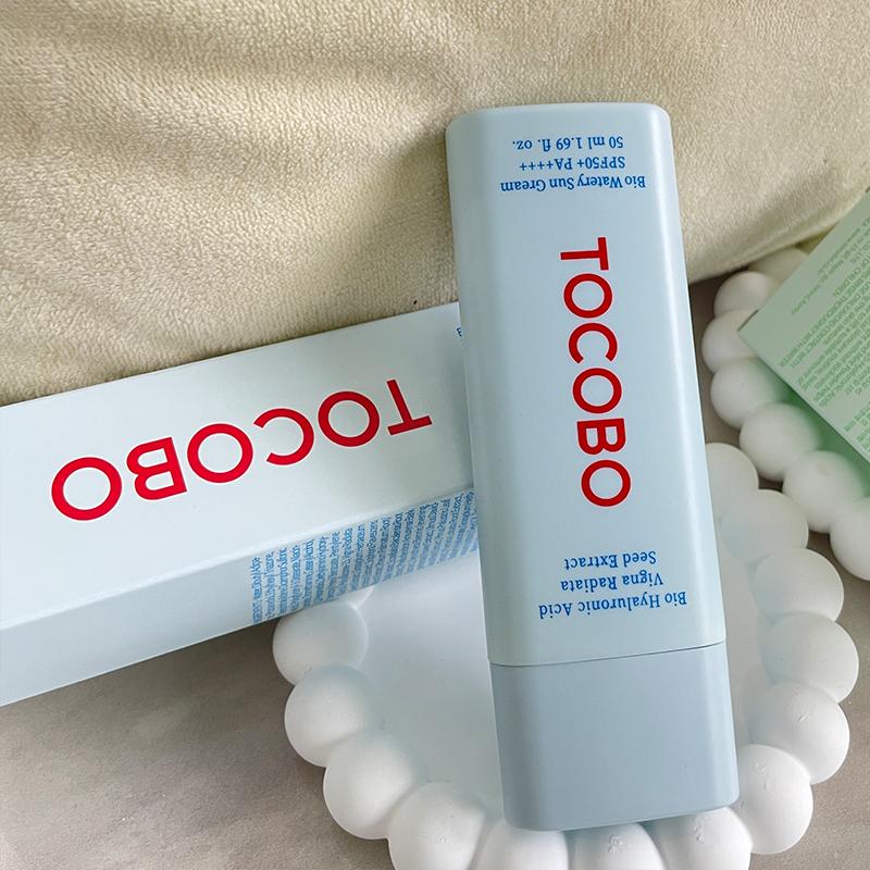 TOCOBO Sun Stick Collection Cotton Soft Waterproof Cooling Blue Green SPF50+ PA++++ Lightweight Portable Reapply Sunscreen Stick