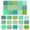 Seed Beads Kit Loose Bead Tube Beads Set with Box for DIY Jewelry Beaded Necklace Bracelet Earring Making Kit