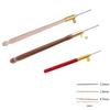 French Wooden Crochet Embroidery Punch Needles Wooden Handle Crochet Hook Cross Stitch Crochet Kit Sewing Knitting Tools