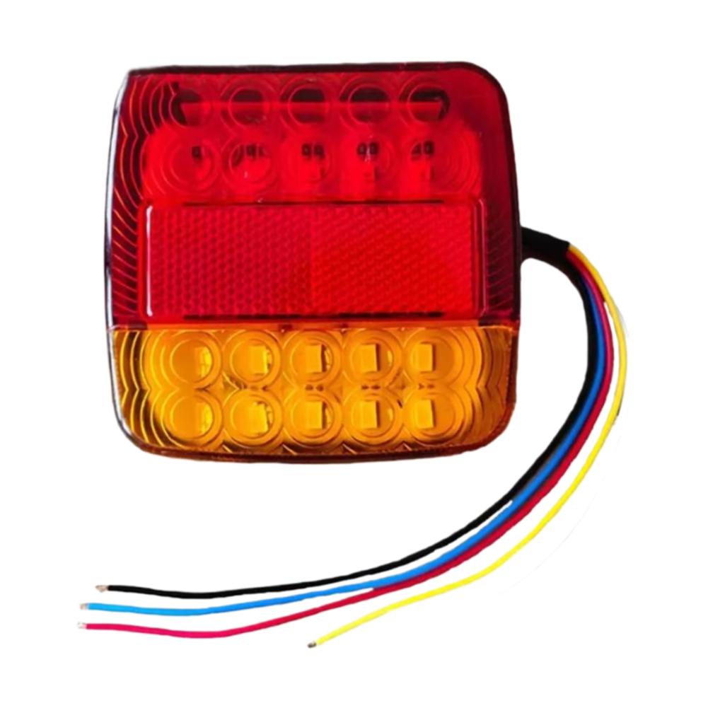

2Pcs 12V 20LED Durable Tail Light - Waterproof Rear Warning Light, Turn Signal Lamp for Trailer Truck RV Boat Lighting Upgrade