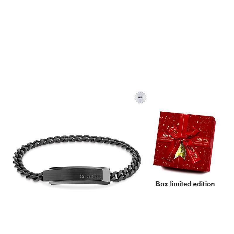 Calvin Klein Ck Industrial Metal Series Limited Titanium Steel Bracelet Men Bracelet 35000048 Steel