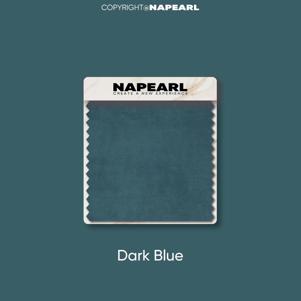 

1 шт. NAPEARL модный и универсальный однотонный шар с волнистым рисунком и кружевной отделкой, декоративная занавеска для кухонной двери W155cm x L125cm темно-синий