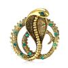 Creative Retro Alloy Cobra Brooch Personalized Versatile Men'S And Women'S Suit Sweater Corsage Jewelry Pin