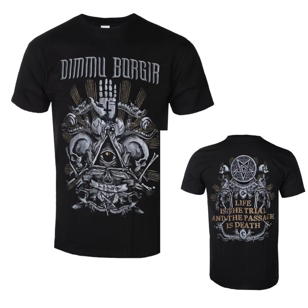2026 Nuova T-shirt Stampata Grafica Dimmu Borgir Estate Unisex Unisex Manica Corta Marca di Moda Maglietta Casual di Lusso Vintage