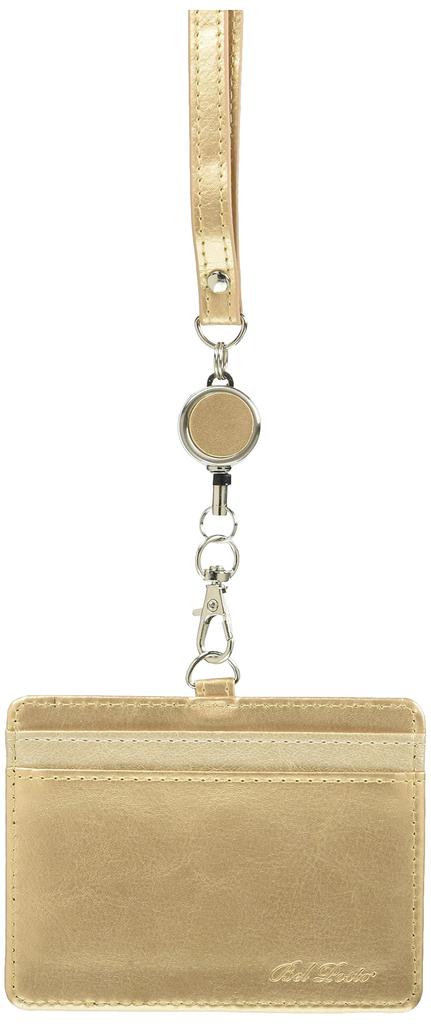 Sekisei Reel ID Card Bell Holder, Gold, Post, BP-5703-43