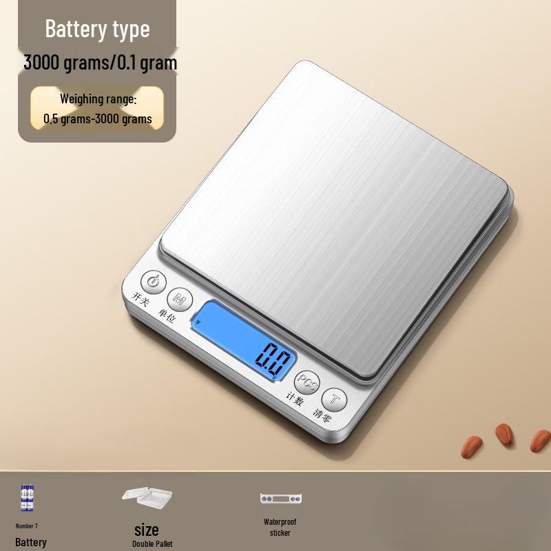 

Yipan 3kg/0.1g Digital Kitchen Scale