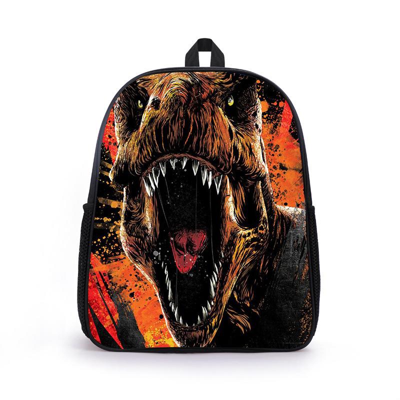 

Print Dinosaur Animal Design Kids Lightweight Backpack For Travel School M