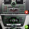 Jaronx Compatible with Mercedes Benz Radio Button Cover Stickers, X204/W204 Radio ON Volume Button Sticker Cover for B Class W246/C Class W204/ E