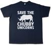 TRIČKO SAVE THE CHUBBY UNICORNS Nosorožec Duhové Barvy Víla Víly Zábava