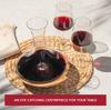 Officially imported vacu vin swirling carafe (crystal glass) with rotating cork base