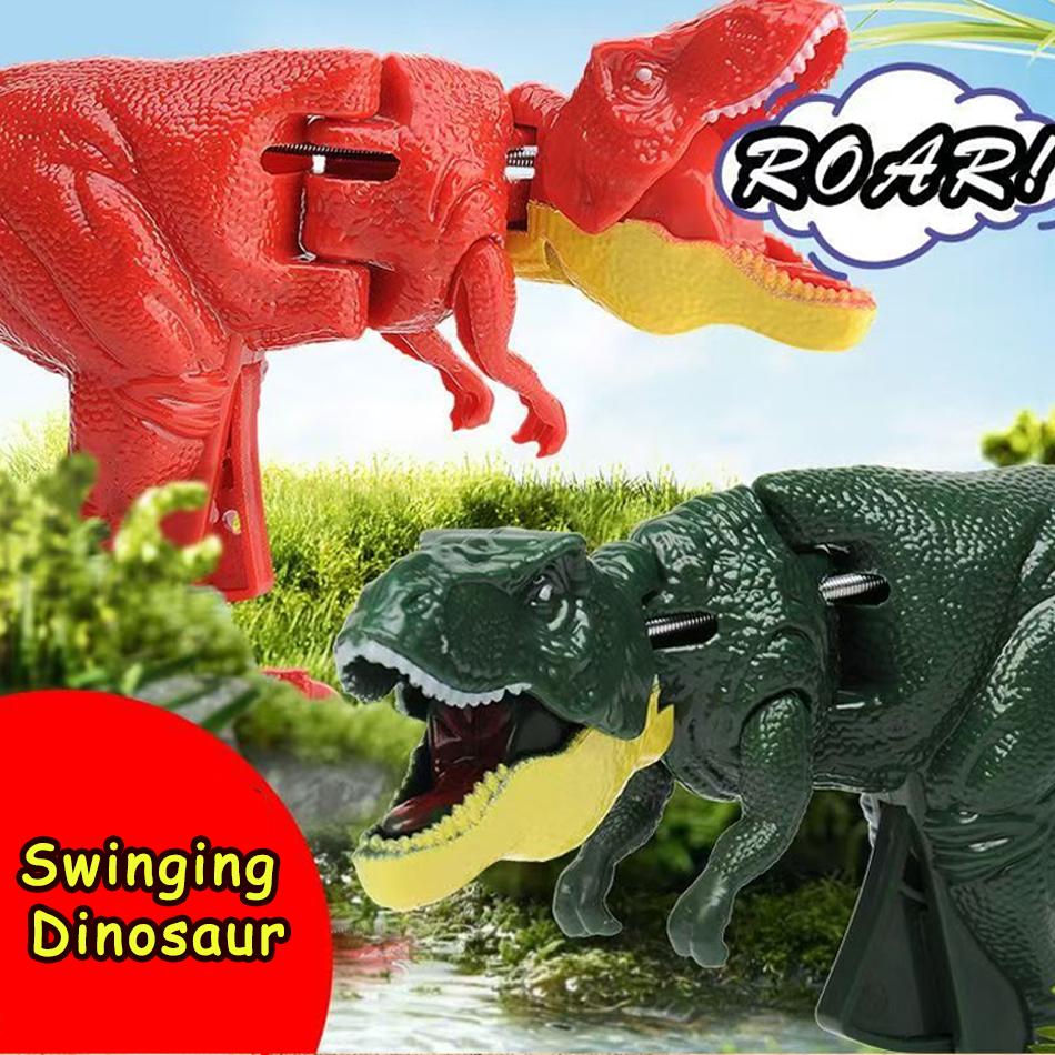 1-10pcs Stress Relieving Dinosaur for Children, Creative Toy with a Telescopic Spring Oscillation. Christmas Gift