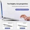 2Pcs/Set Portable Pc Foldable Laptop Stand Notebook Support Holder Adjustable Riser Cooling Bracket Universal For Laptop Tablet