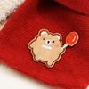 Cartoon Bear Down Jacket Fabric Patch Self Adhesive Badge Sticker  Clothing Accessories