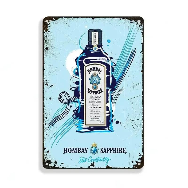 Vintage Beer Brand Metal Tin Sign Man Cave Bar Club Industrial Decor Metal Signs Plaque Garage Retro Metal Plate Wall Decor