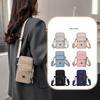 Women’s Mini Crossbody Phone Bag Waterproof Nylon Shoulder Bag Multi Pocket Small Messenger Purse Lightweight Travel Handbag