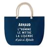 Sac De Plage Bleu Anse Corde Arnaud Retraite Cadeau Anniversaire Noël | Grand Sac De Transport &amp; Sport