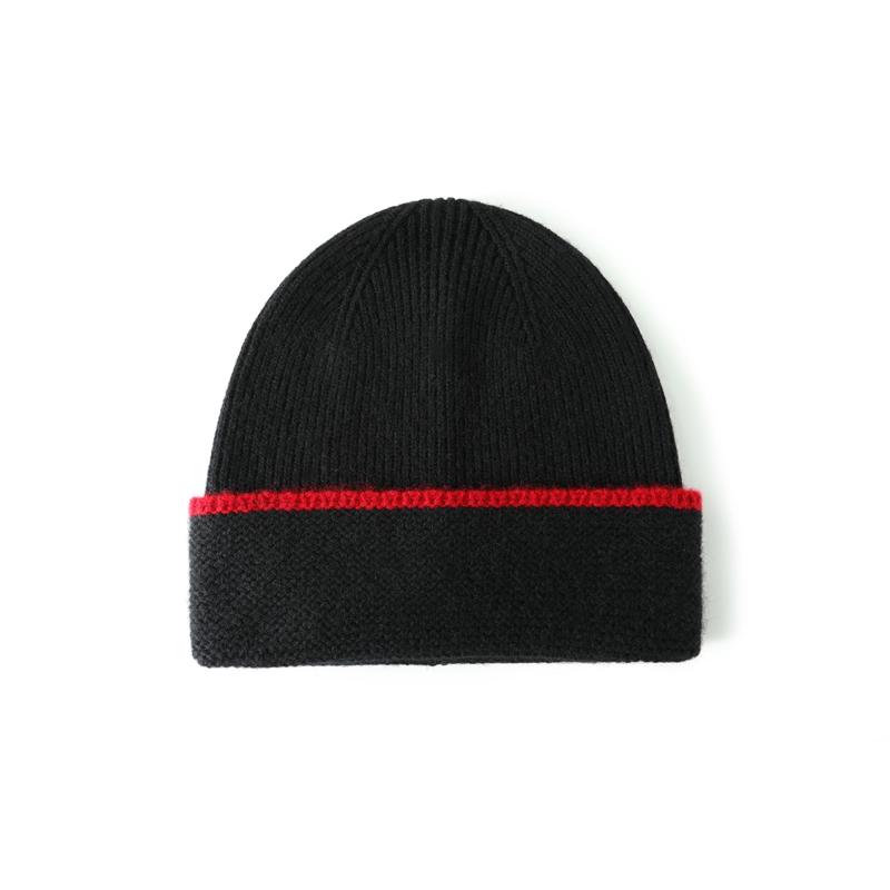 Мужские Женские Новые Кашемировые Контрастные Холодные Шапки Универсальные Стильные Теплые Осенние Зимние Вязаные Шапки На Открытом Воздухе Пуловер Советы Шапки