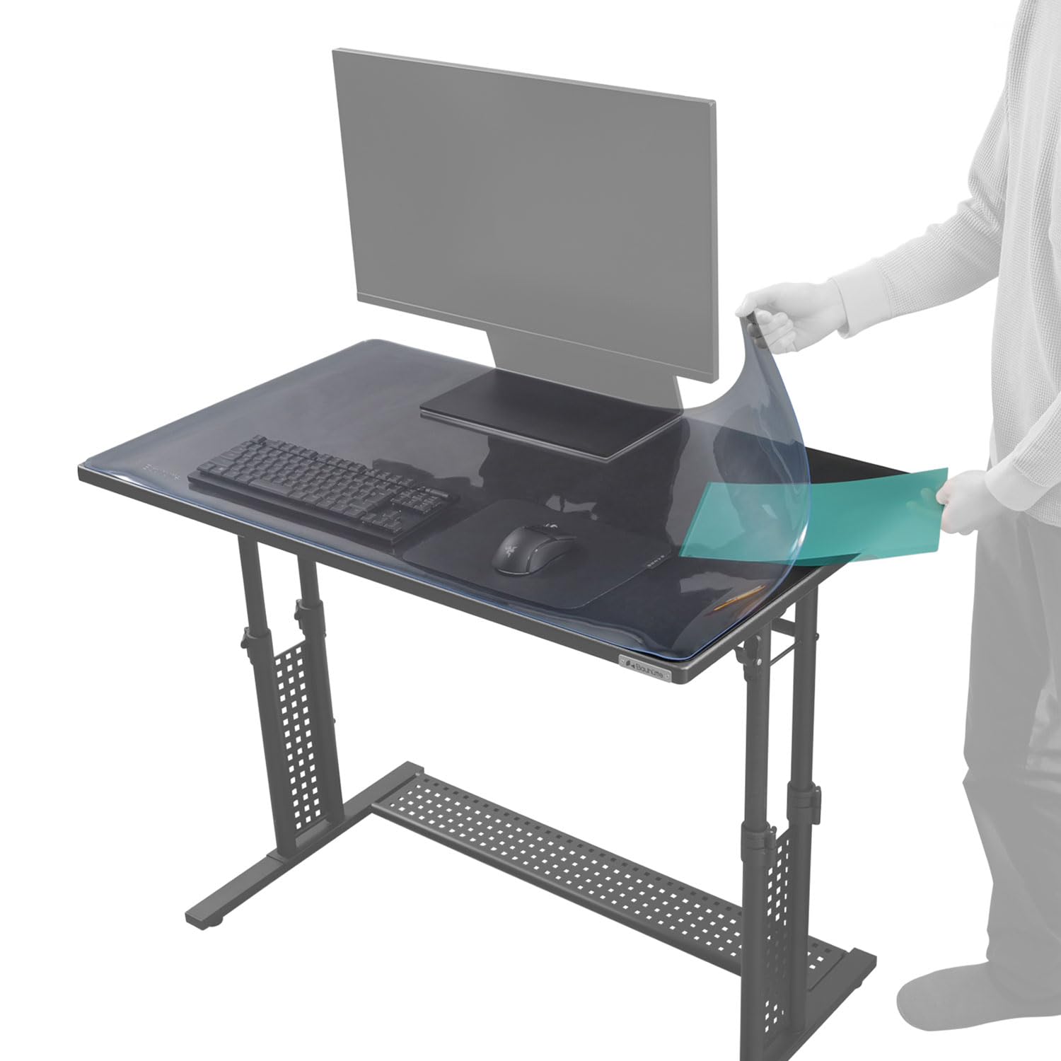 

Коврик для стола Bauhutte - это черный и прозрачный лист, который покрывает весь ваш. Этот коврик идеально подходит для хранения ваших любимых прозрачных торговых и (Баухютте) чёрный