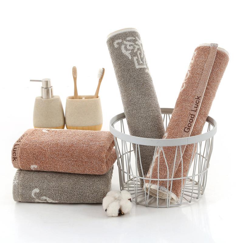 Adult Men's High Quality Cotton Retro Soft Washcloth Travel Hotel Portable Towel Beach Sun Bath Gym Running Sweat Towel Toallas