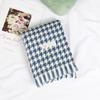 Women's Winter Plaid Imitation Cashmere Tassel Scarf, Thickened Korean Style Neck Warmer