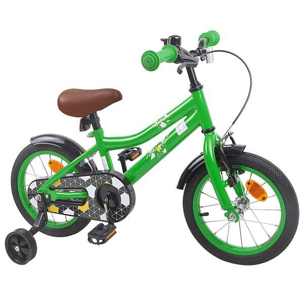 vidaXL Children's Bike 12 Inch for Children Aged 2 to 4 Years Green